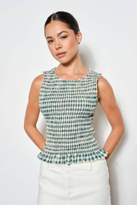 Lora Smocked Tank