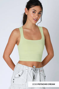 Clean Line Square Neck Top