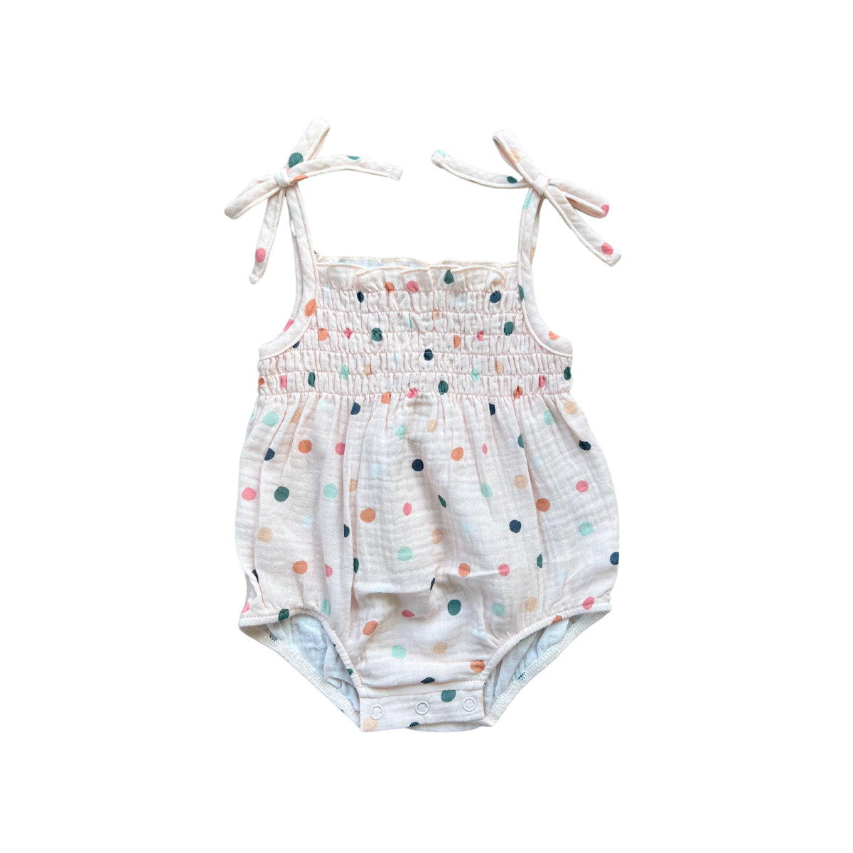 Baby Tie-Smocked Bodysuit
