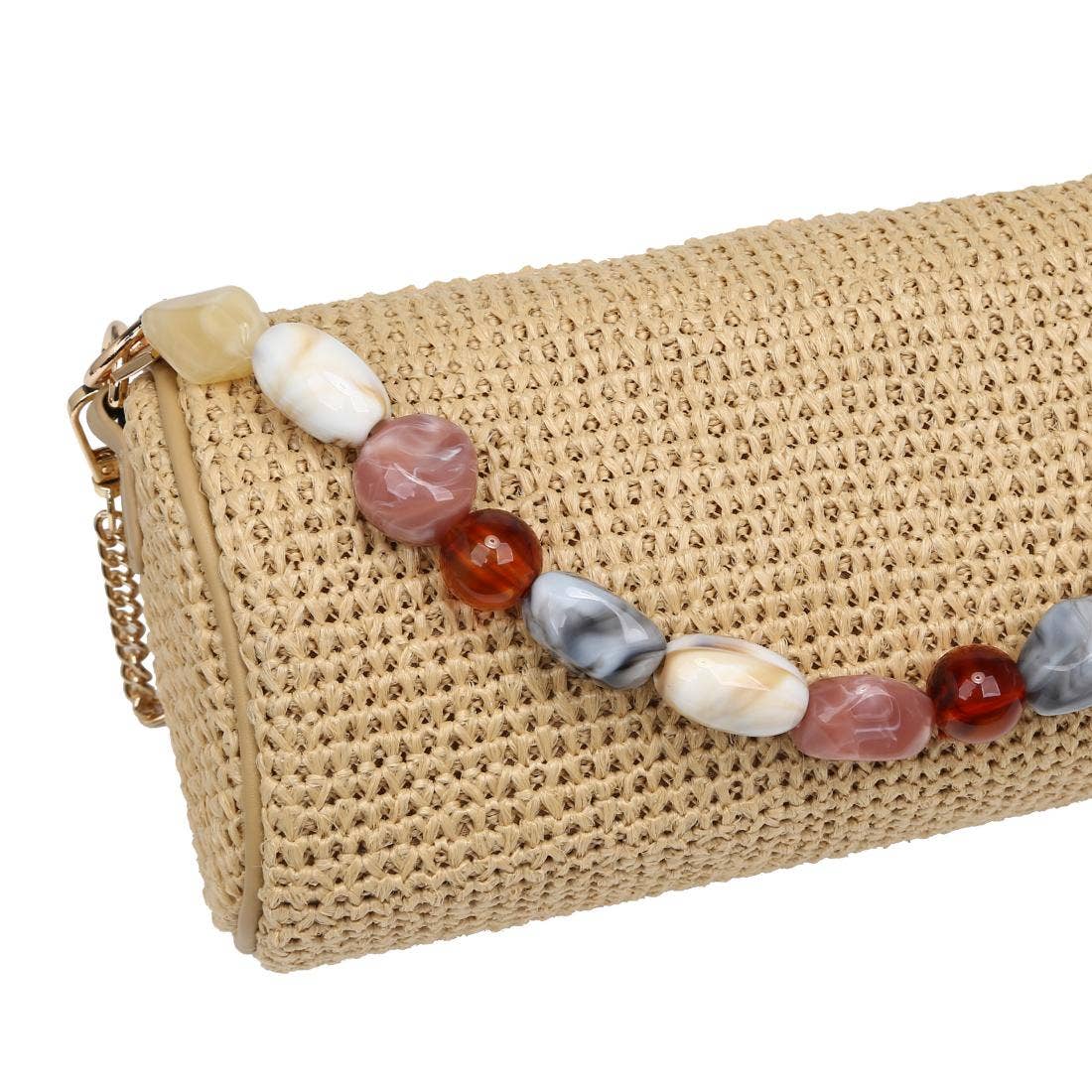 Rachel Straw Clutch - Assorted Colors