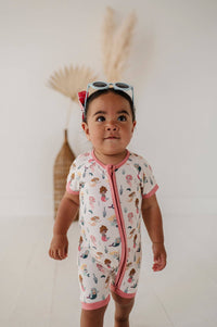 Baby Summer Zip Romper