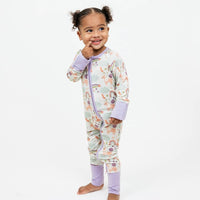 Magical Unicorns Bamboo Convertible Baby Pajamas