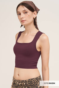 Clean Line Square Neck Top
