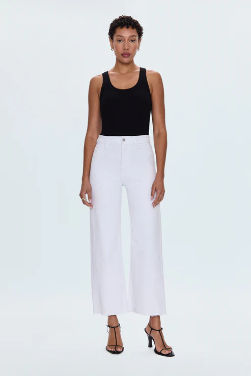 Penny High Rise Wide Leg Jean - Blizzard