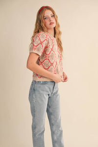 FLORAL CARDIGAN