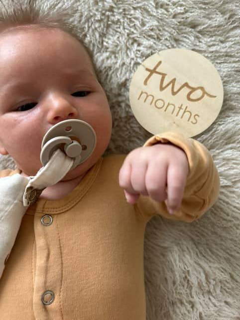 Baby Monthly Milestone Photo Prop Cards (24 milestones)