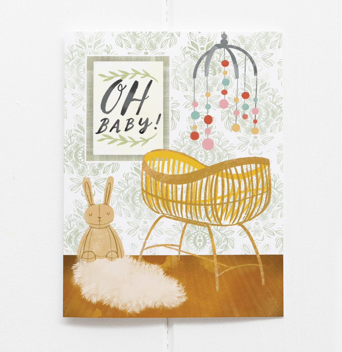 Oh Baby Nursery Card