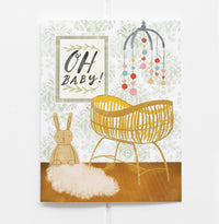 Oh Baby Nursery Card