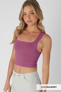 Clean Line Square Neck Top