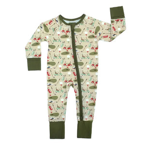 Bamboo Convertible Baby Pajamas - Assorted Colors