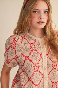FLORAL CARDIGAN