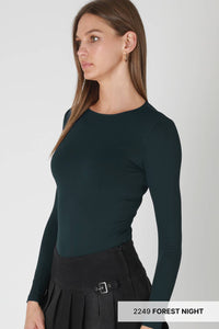 High Neck Long Sleeve Bodysuit