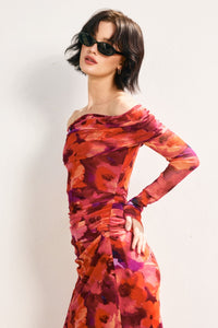 Dancing With Love Off The Shoulder Dress