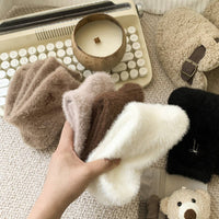 Bow Embroidery Thick Socks