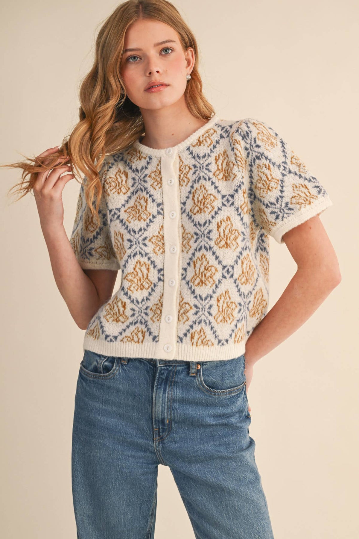 FLORAL CARDIGAN