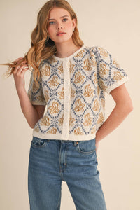 FLORAL CARDIGAN