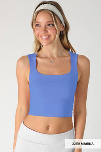Clean Line Square Neck Top
