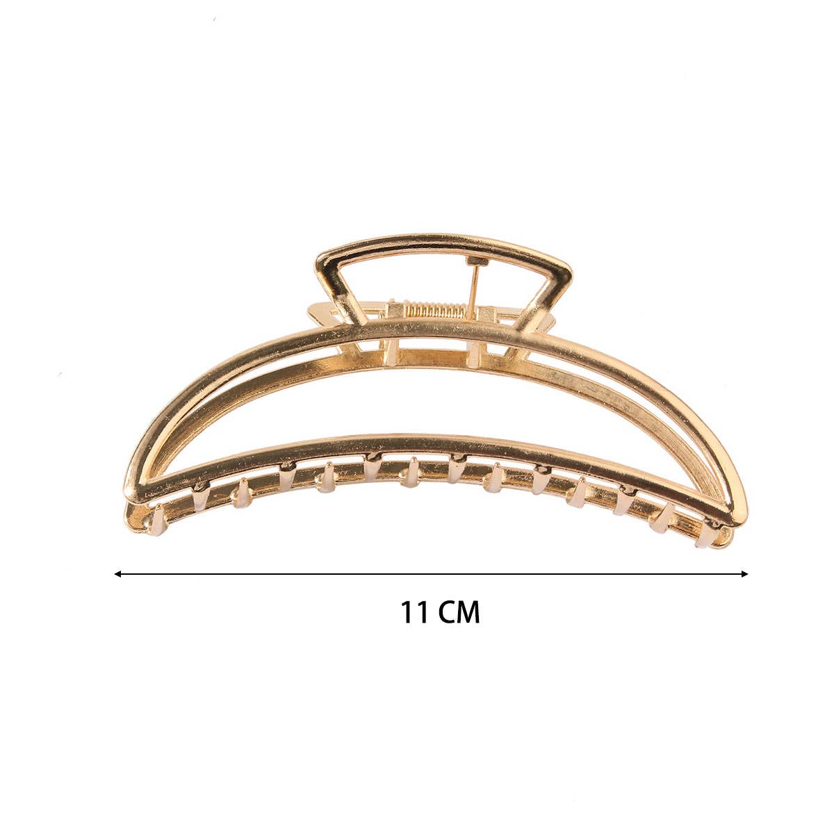 Gold Tone Metal Hair Claws