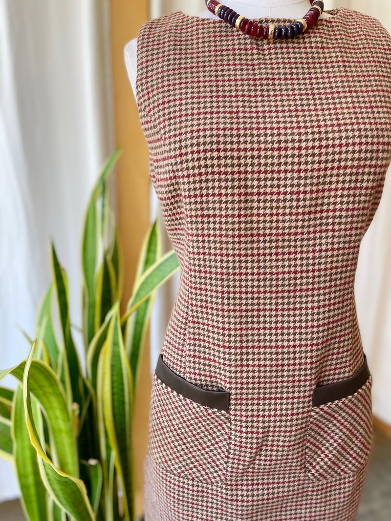 Clara Houndstooth Mini Dress