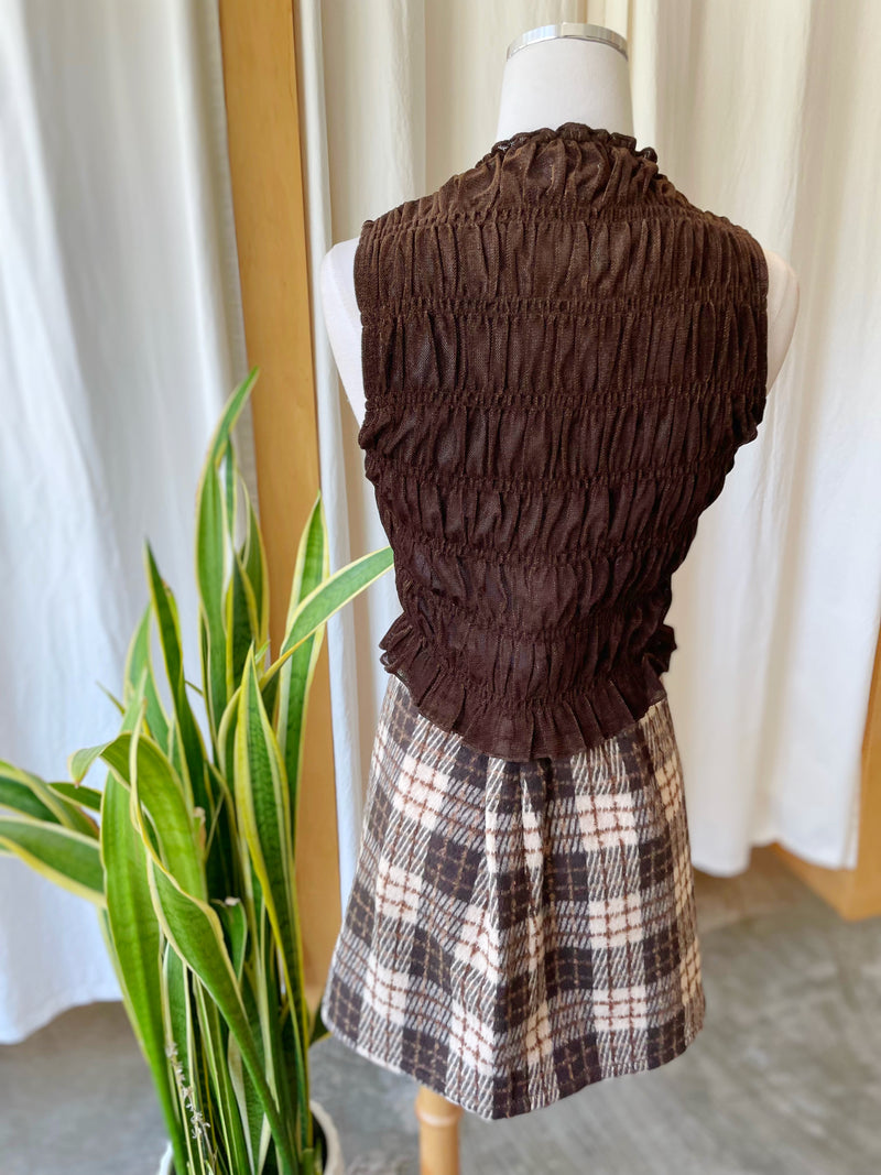 Eva Plaid Mini Skirt