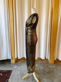 Dazzle Foil Midi Dress