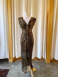 Dazzle Foil Midi Dress