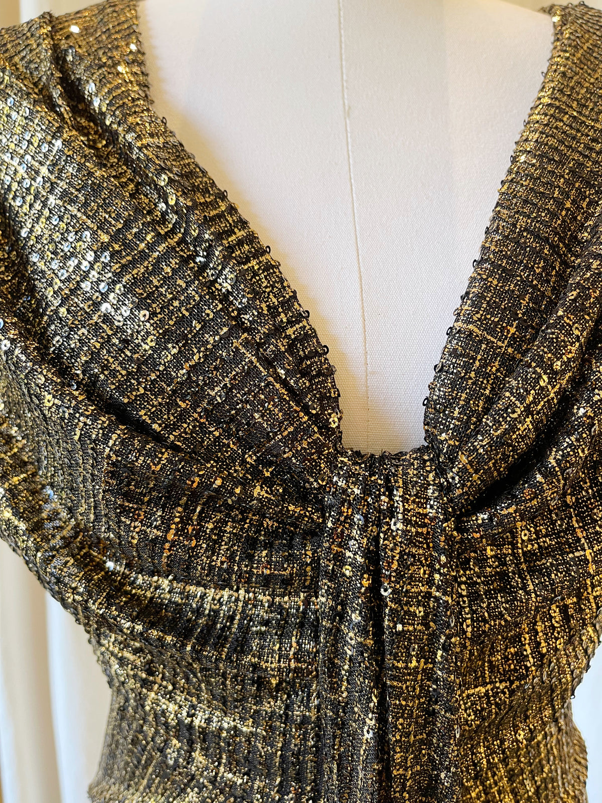 Dazzle Foil Midi Dress