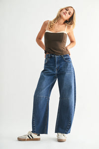 Jessie Seamed Barrel Denim