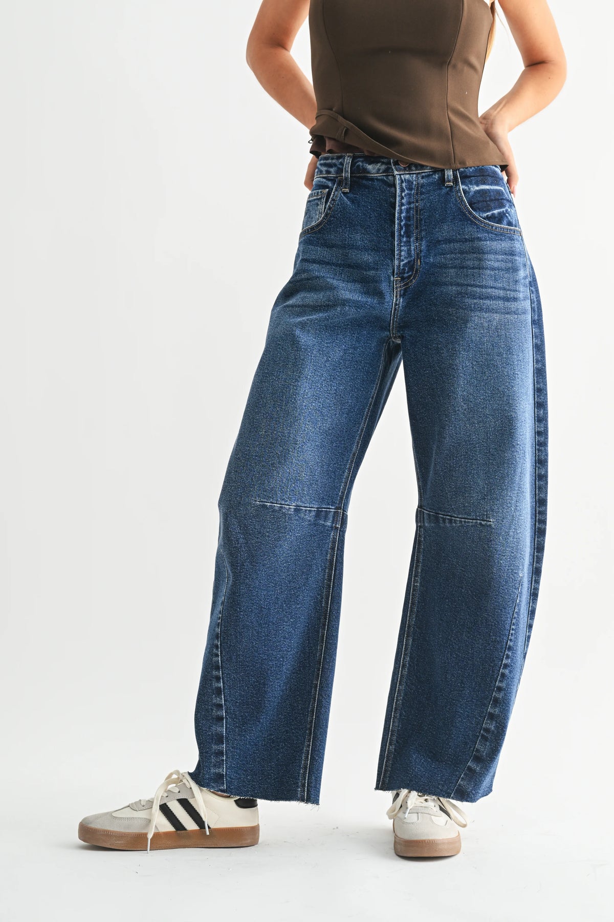 Jessie Seamed Barrel Denim