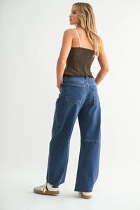 Jessie Seamed Barrel Denim