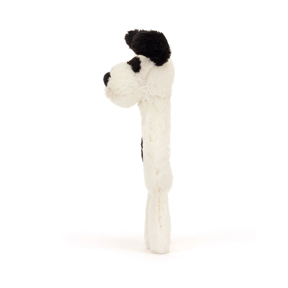 Rufferty Black & Cream Puppy Rattle