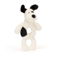 Rufferty Black & Cream Puppy Rattle