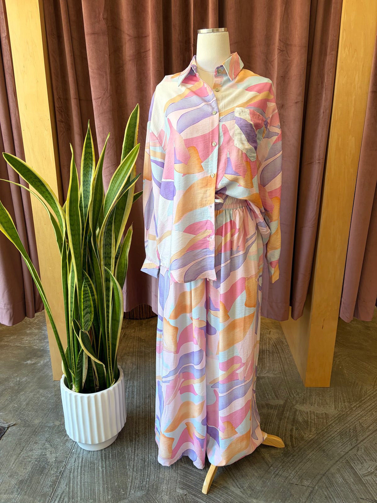 Pastel Watercolor Shirt