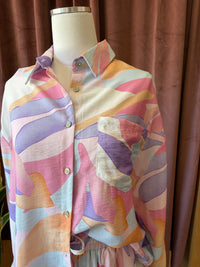 Pastel Watercolor Shirt