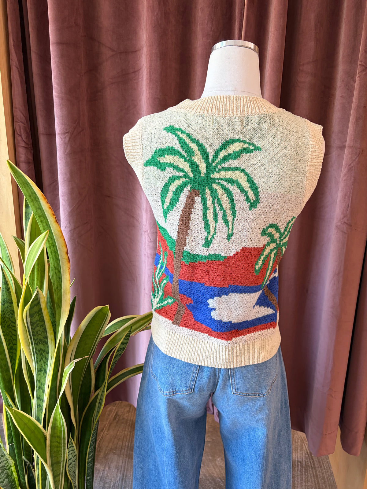 Palms Sweater Vest