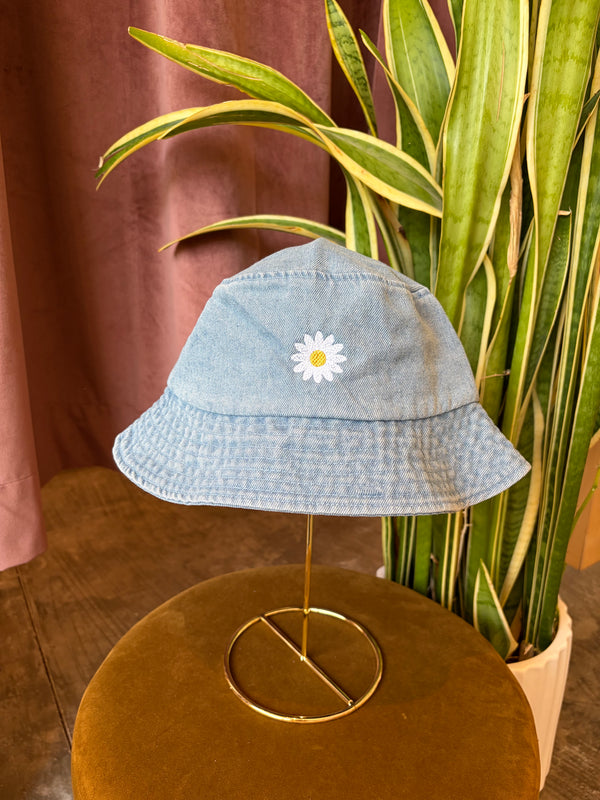 Embroidered Bucket Hats by ABEDNEGO