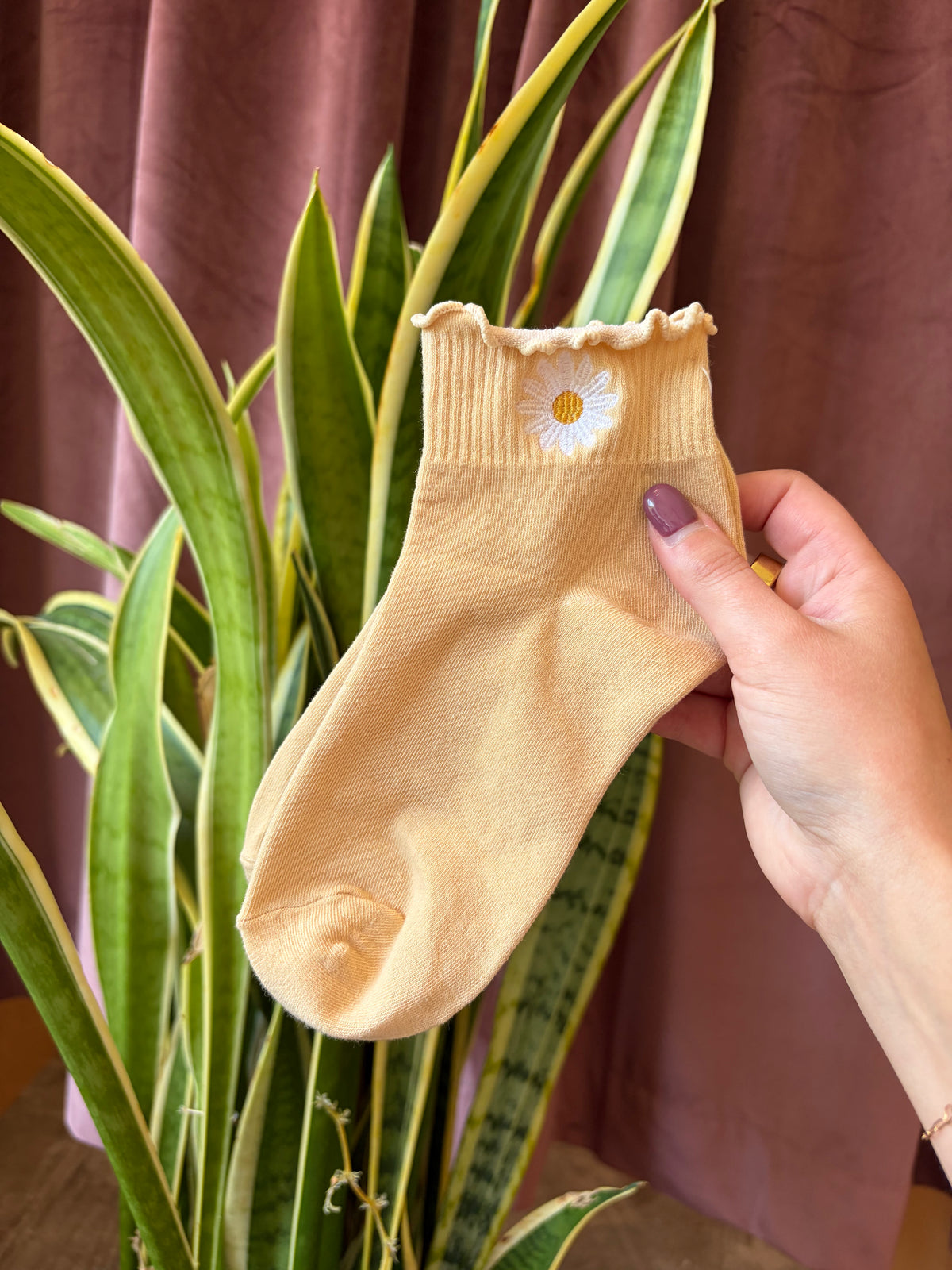 Embroidered Socks by ABEDNEGO