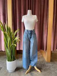 Tate High Rise Denim - Ablaze