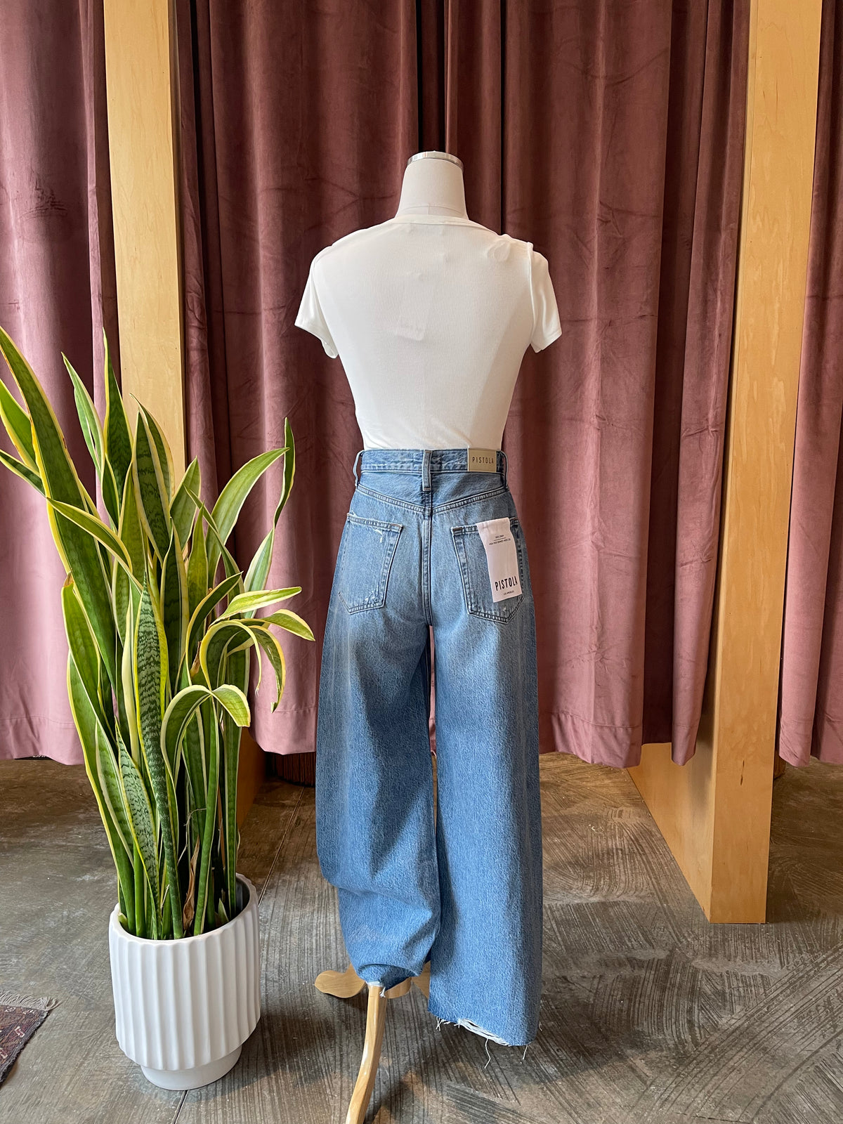 Tate High Rise Denim - Ablaze
