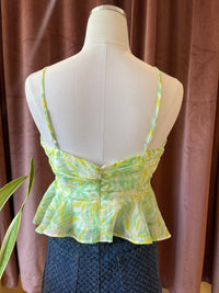Seaglass Ruffle Tank