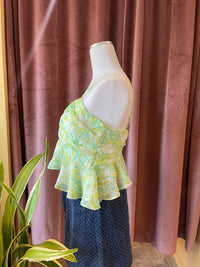 Seaglass Ruffle Tank