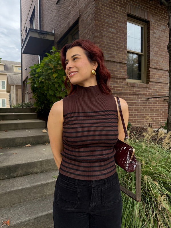 Darcy Mock Neck Sweater