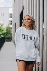 Nashville EST. Crewneck - Assorted Colors