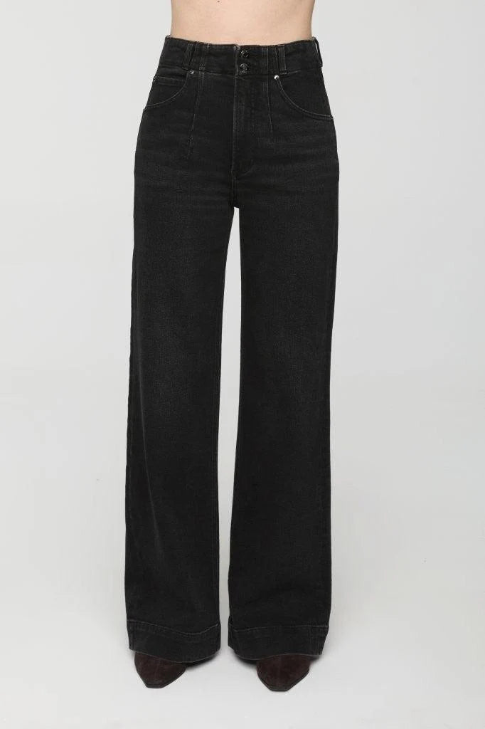 Lana High Rise Ultra Wide Leg - Jetset