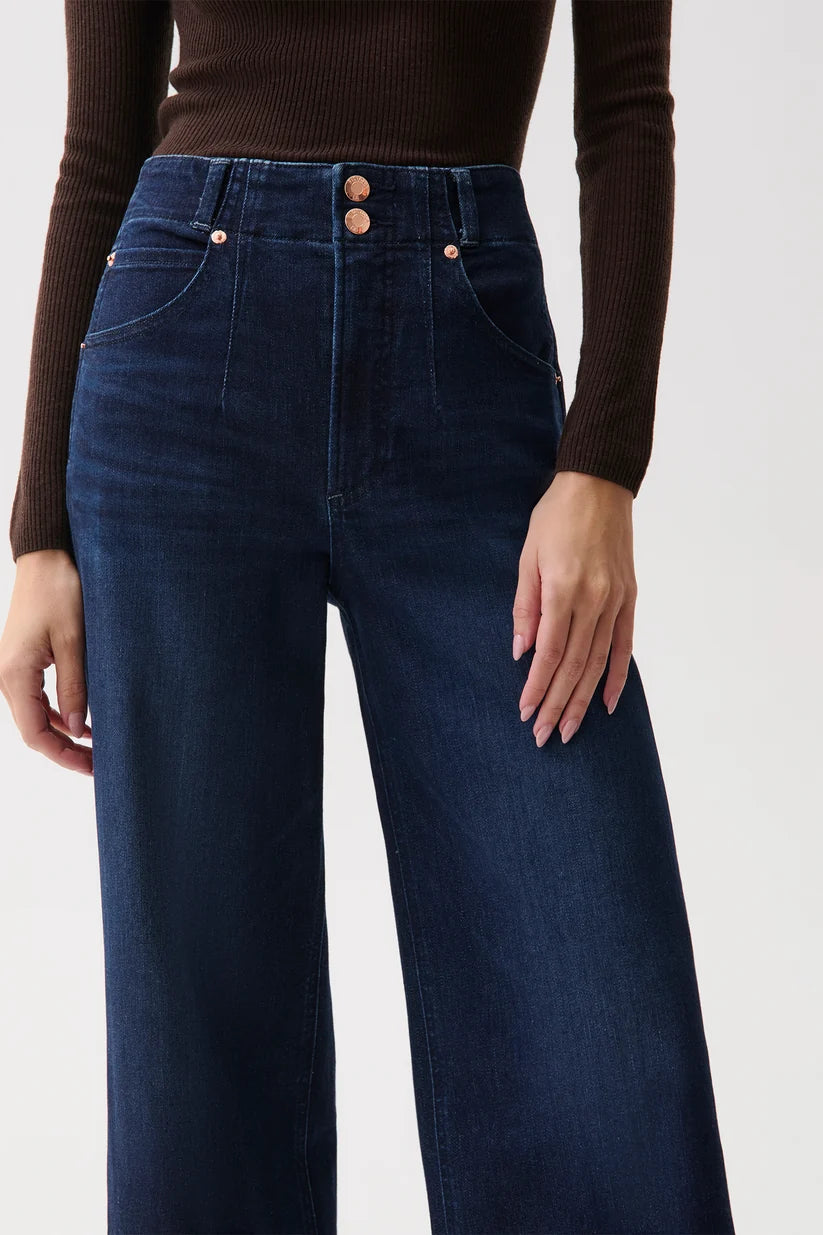 Lana Double Button High Rise Ultra Wide Leg - Starstruck