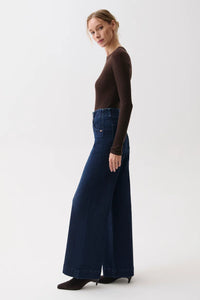 Lana Double Button High Rise Ultra Wide Leg - Starstruck
