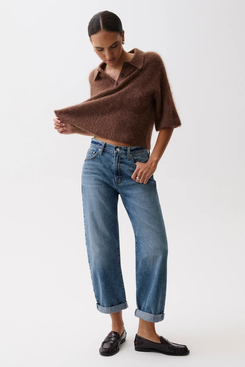 Donny Rolled Hem Boyfriend Denim - Wilcox