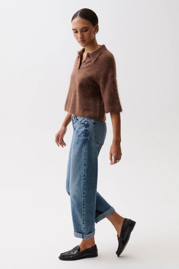 Donny Rolled Hem Boyfriend Denim - Wilcox