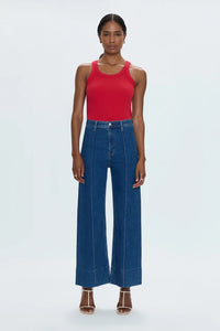 Penny High Rise Wide Jean - Country Club