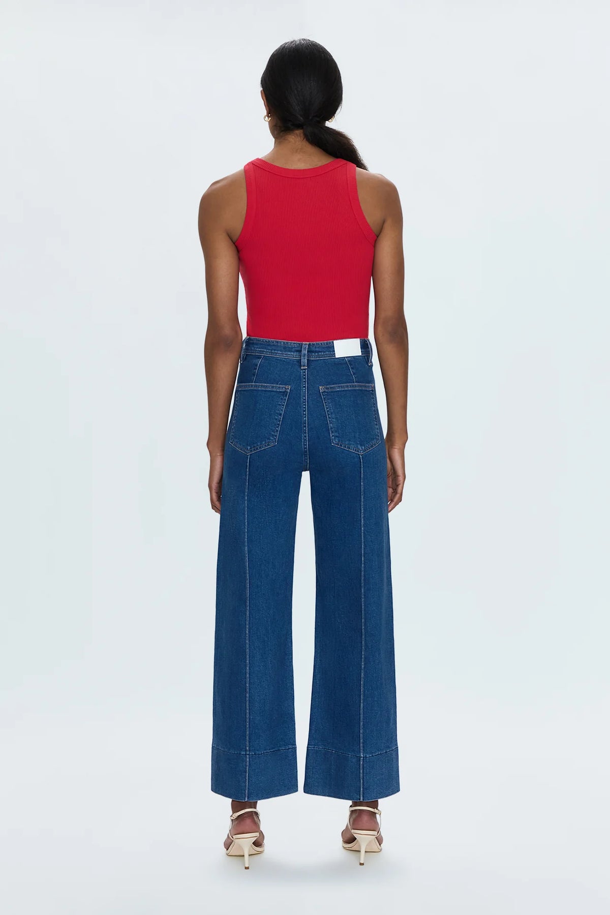 Penny High Rise Wide Jean - Country Club